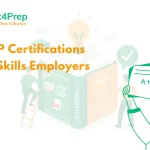 Top SAP Certifications 2026: Skills Employers Want Cert4Prep banner showing a large exam prep book, light bulb, and a happy student holding an A+ result sheet