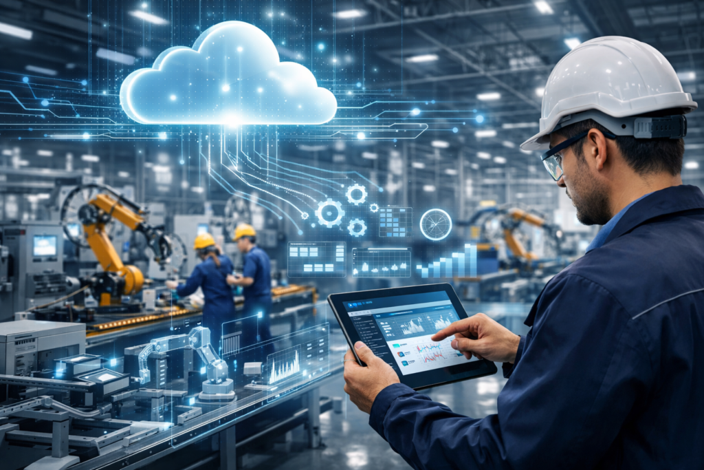 C_P2W22_2504 certified working in a factory