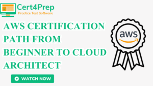 AWS certification path roadmap from beginner to Cloud Architect diagram