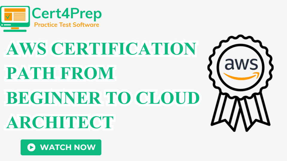 AWS certification path roadmap from beginner to Cloud Architect diagram