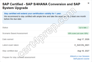 Hana result